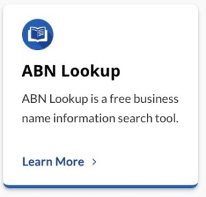 abn lookup abr business register asic